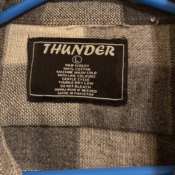 Unisex Thunder Flannel - Picture 3 of 3